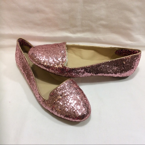 kate spade Shoes - KATE SPADE PINK SEQUINED FLATS 7M EUC $179